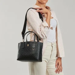Tommy Hilfiger - TH DISTINCT SMALL TOTE MONO Noir Sale