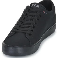 Clearance Tommy Hilfiger - TH HI VULC LOW CORE CANVAS Noir