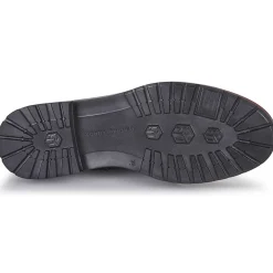 Tommy Hilfiger - TH LOGO LEATHER MIX CHELSEA Noir