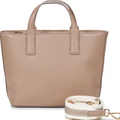 New Tommy Hilfiger - TH LOGOTAPE MINI TOTE Marron