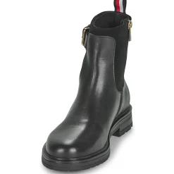 Tommy Hilfiger - THERMO MATERIAL MIX BELT BOOTIE Noir New