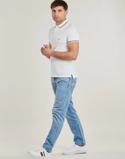 Tommy Hilfiger - TIPPED SLIM FIT POLO Blanc Best