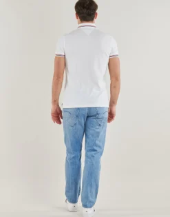 Tommy Hilfiger - TIPPED SLIM FIT POLO Blanc Best