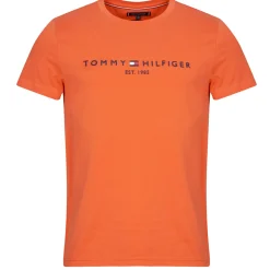 Sale Tommy Hilfiger - TOMMY LOGO TEE Orange