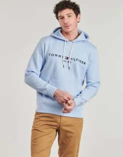 Tommy Hilfiger - TOMMY LOGO HOODY Bleu