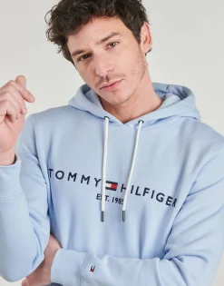 Tommy Hilfiger - TOMMY LOGO HOODY Bleu