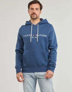 Sale Tommy Hilfiger - TOMMY LOGO HOODY Bleu