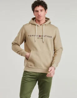 Tommy Hilfiger - TOMMY LOGO HOODY Marron Clearance