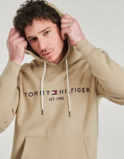 Tommy Hilfiger - TOMMY LOGO HOODY Marron Clearance