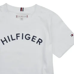 Sale Tommy Hilfiger - U HILFIGER ARCHED TEE Blanc