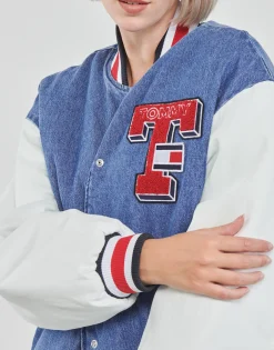 Tommy Jeans - DENIM LETTERMAN JACKET DF7018