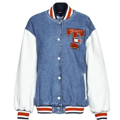 Tommy Jeans - DENIM LETTERMAN JACKET DF7018