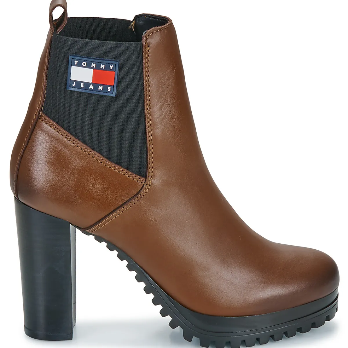 Hot Tommy Jeans - ESSENTIALS HIGH HEEL Marron