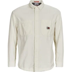Tommy Jeans - TJM CASUAL CORDUROY OVERSHIRT Blanc