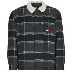 Tommy Jeans - TJM CHECK SHERPA OVERSHIRT EXT Multicolore Hot