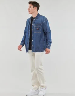 Tommy Jeans - TJM CLASSIC DENIM OVERSHIRT Bleu Best