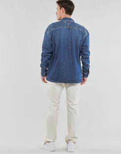 Tommy Jeans - TJM CLASSIC DENIM OVERSHIRT Bleu Best