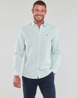 Tommy Jeans - TJM CLASSIC OXFORD SHIRT Bleuciel