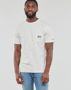 Tommy Jeans - TJM CLSC TIMELESS TOMMY TEE Blanc Outlet