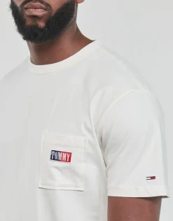 Tommy Jeans - TJM CLSC TIMELESS TOMMY TEE Blanc Outlet