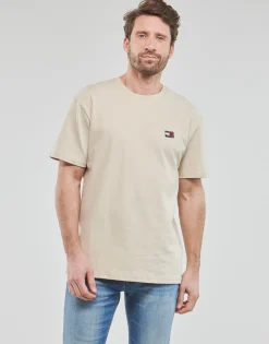 Tommy Jeans - TJM CLSC TOMMY XS BADGE TEE Beige
