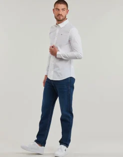 Tommy Jeans - TJM ORIGINAL STRETCH SHIRT Blanc