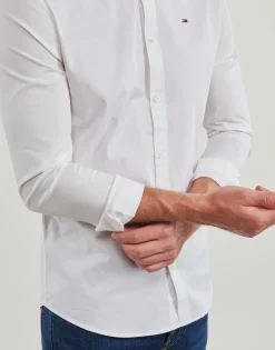 Tommy Jeans - TJM ORIGINAL STRETCH SHIRT Blanc