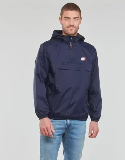 Tommy Jeans - TJM PCKABLE TECH CHICAGO POPOVER Marine Best