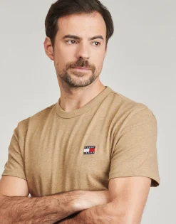 Tommy Jeans - TJM REG BADGE TEE EXT Marron