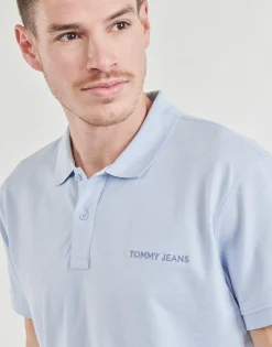 Hot Tommy Jeans - TJM REG CLASSIC POLO Bleu