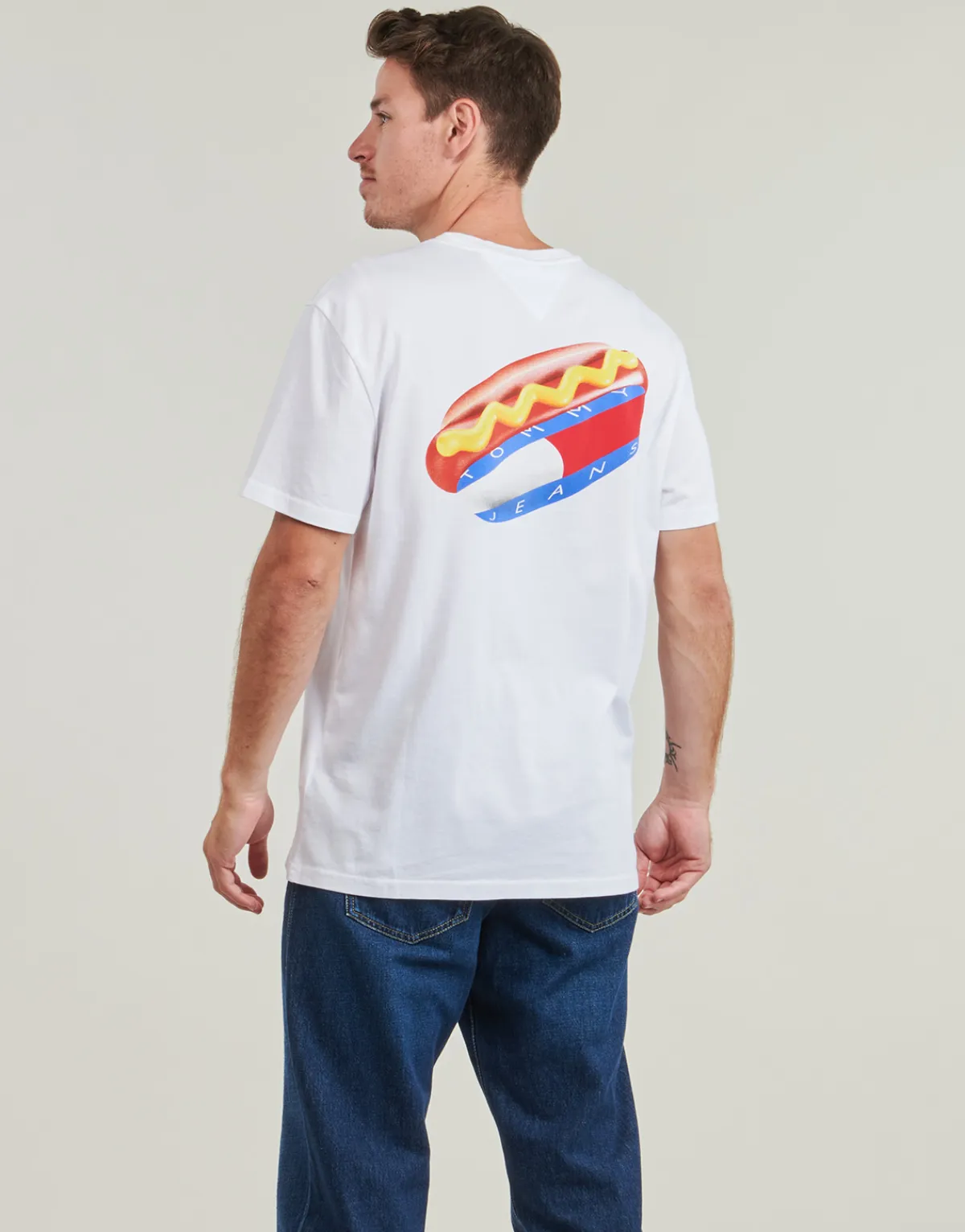 Tommy Jeans - TJM REG FUN NOVELTY TEE Blanc