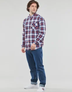 Tommy Jeans - TJM RELAXED FLANNEL SHIRT Muticolore Clearance