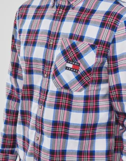 Tommy Jeans - TJM RELAXED FLANNEL SHIRT Muticolore Clearance