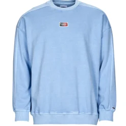 Tommy Jeans - TJM SKATER TIMELESS TOMMY CREW Bleuciel New
