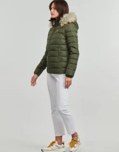 Clearance Tommy Jeans - TJW BASIC HOODED DOWN JACKET EXT Kaki
