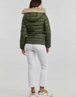 Clearance Tommy Jeans - TJW BASIC HOODED DOWN JACKET EXT Kaki