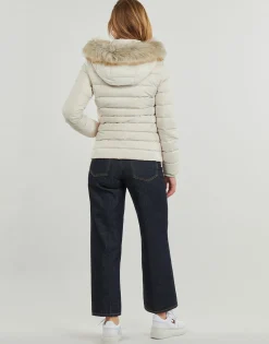 Tommy Jeans - TJW BASIC HOODED DOWN JACKET EXT Beige Clearance