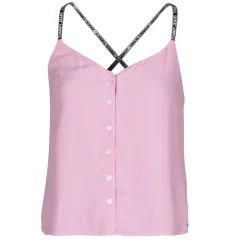 Tommy Jeans - TJW CAMI TOP BUTTON THRU Rose Sale