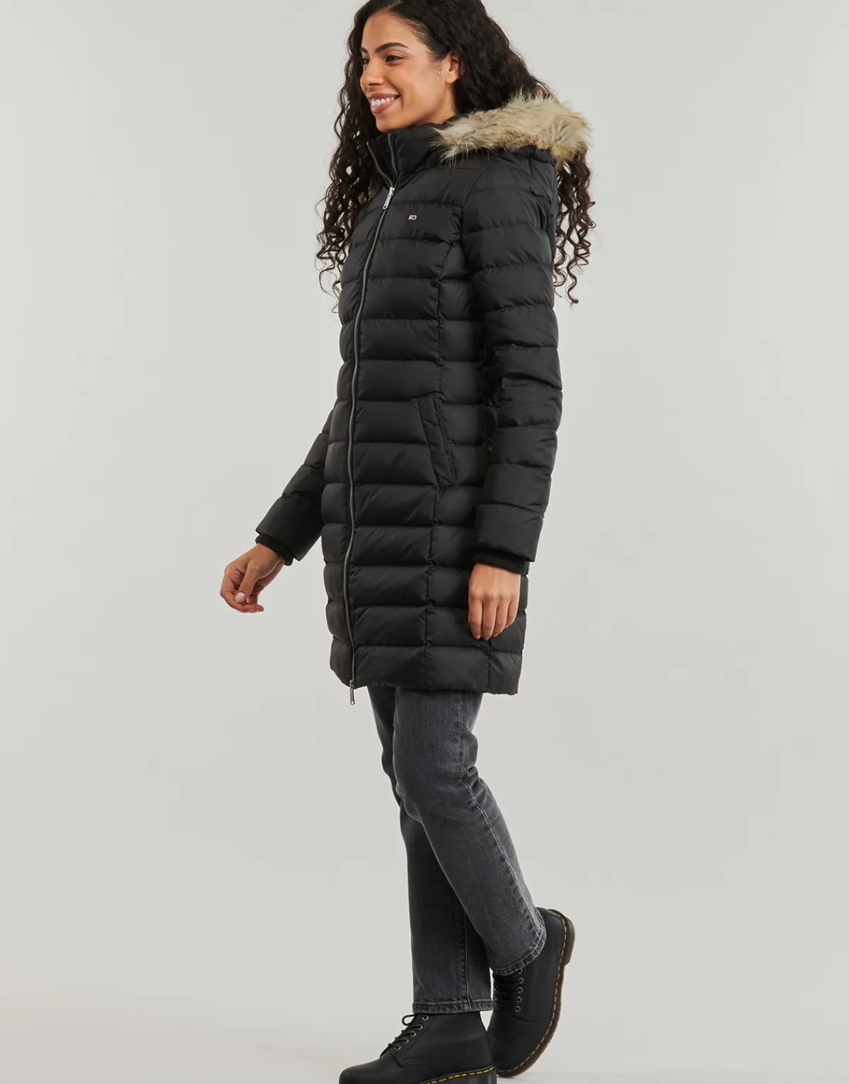 Tommy Jeans - TJW ESSENTIAL HOODED DOWN COAT