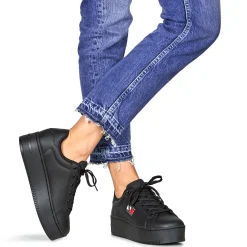 Clearance Tommy Jeans - TJW FLATFORM ESS Noir