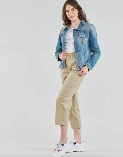 Outlet Tommy Jeans - TJW HIGH RISE STRAIGHT Beige