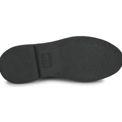 Discount Tommy Jeans - TJW LACE UP FLAT BOOT Noir
