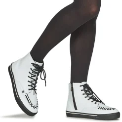 TUK - CREEPER SNEAKER HI Blanc Clearance