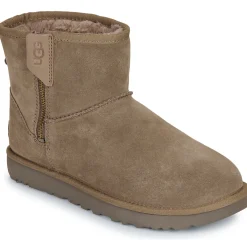 Sale UGG - CLASSIC MINI BAILEY ZIP Taupe