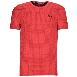 Under Armour - SEAMLESS GRID SS Bordeaux Hot