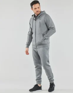 Best Under Armour - UA ESSENTIAL FLEECE FZ HOOD Gris