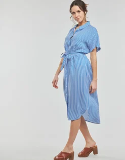 Vero Moda - VMBUMPY SS CALF SHIRT DRESS NOOS BleuBlc Hot