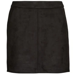 Vero Moda - VMDONNADINA FAUXSUEDE SHORT SKIRT NOOS Noir