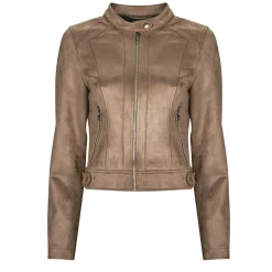 Vero Moda - VMJOSE MARI SHORT FAUX SUEDE JACKET BOOS Marron Hot