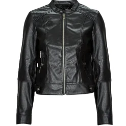 Vero Moda - VMLOVE LAVINE SHORT COATED JACKET Noir